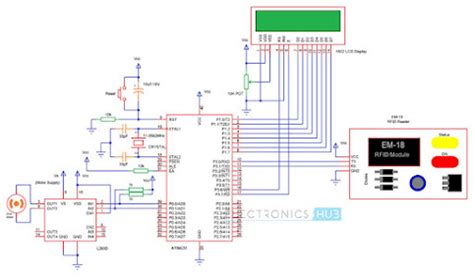 RFID Security Access Control System using 8051 